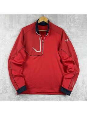 Galvin Green Men’s XL Red ECCO Golf Quarter Zip Performance Pullover Portugal
